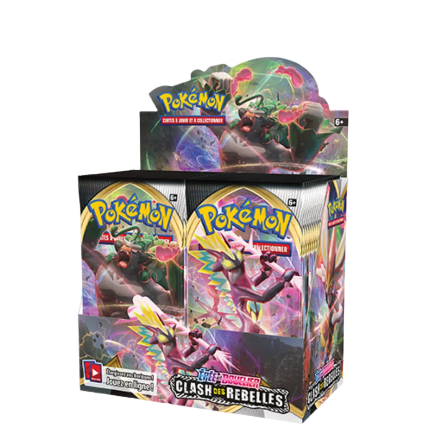 Display 36 boosters Pokémon Clash des Rebelles – édition française scellée