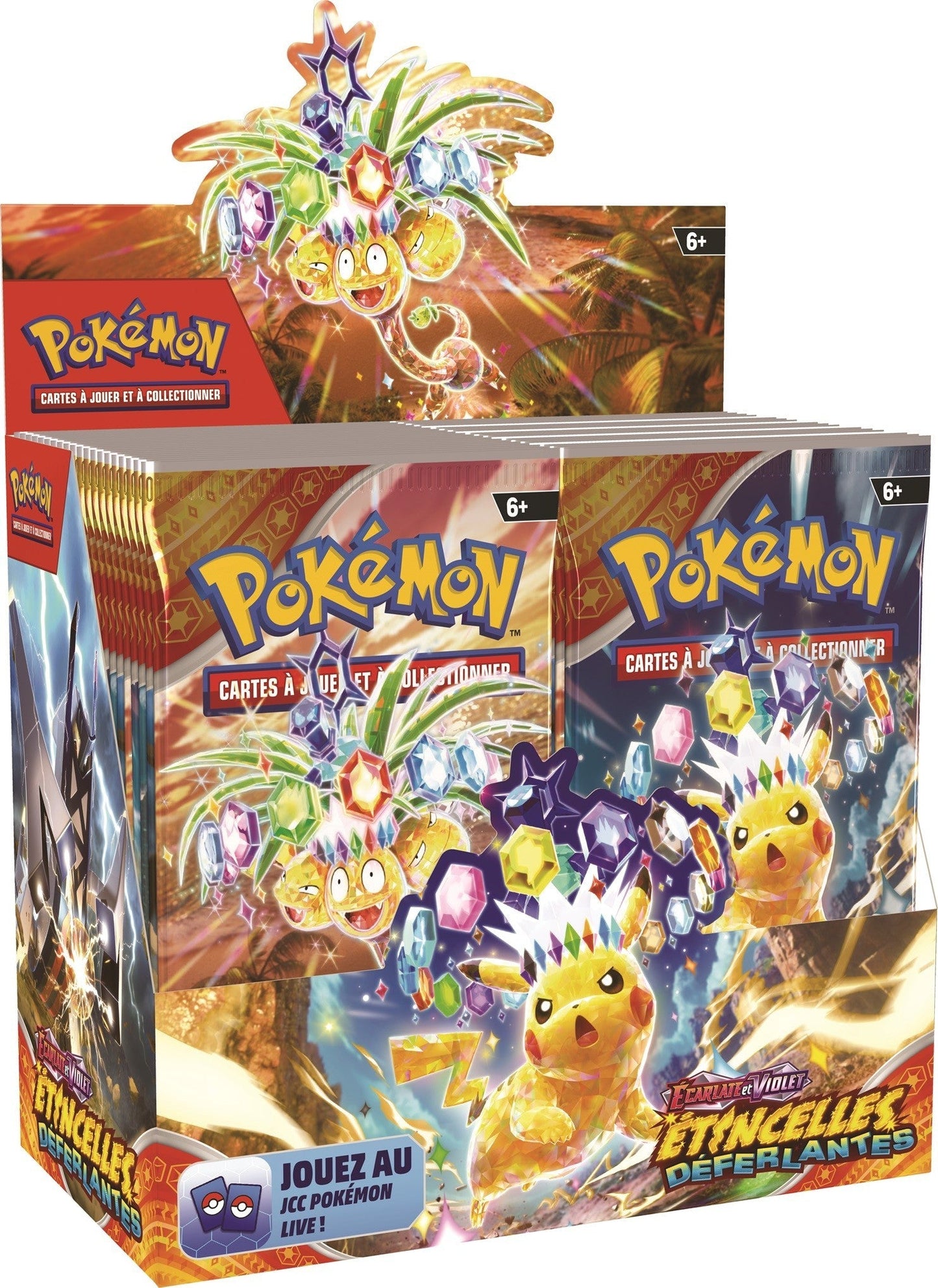 Display 36 boosters Pokémon Étincelles Déferlantes – édition française scellée