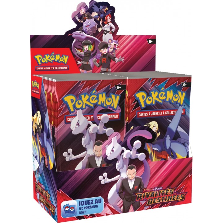 Display 36 boosters Pokémon Rivalités Destinées – édition française scellée