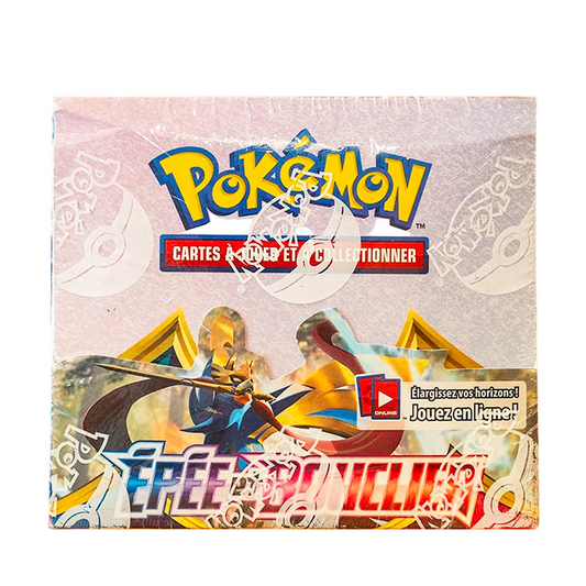 Display 36 boosters Pokémon Épée et Bouclier – édition française scellée