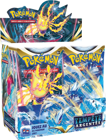Display 36 boosters Pokémon Tempête Argentée – édition française scellée