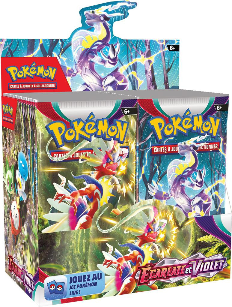 Display 36 boosters Pokémon Écarlate et Violet – édition française scellée