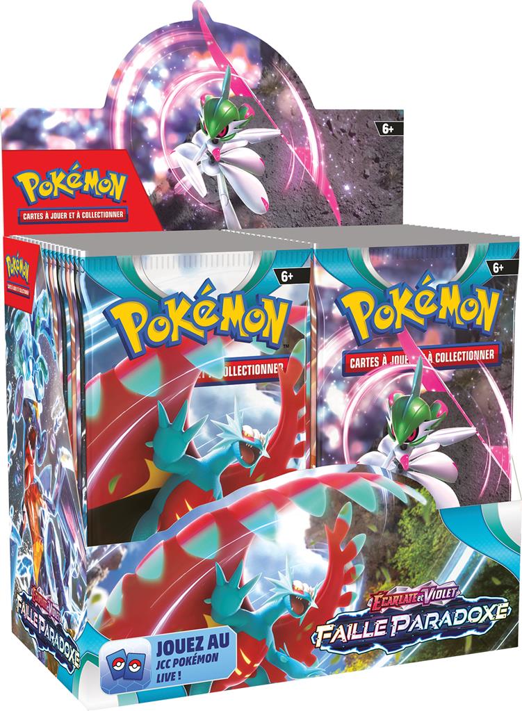 Display 36 boosters Pokémon Faille Paradoxe – édition française scellée