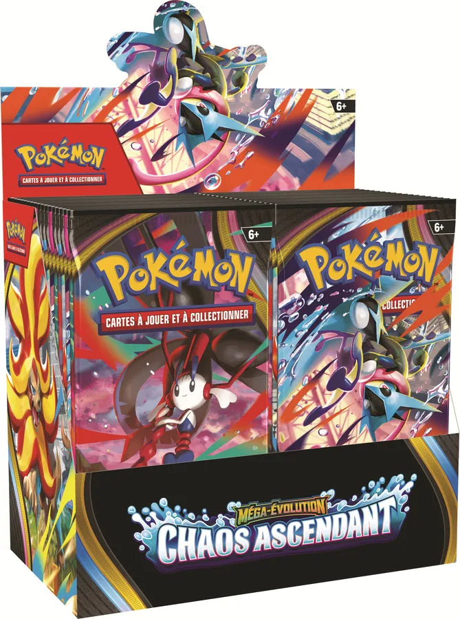 Display 36 boosters Pokémon Chaos Ascendant – édition française scellée